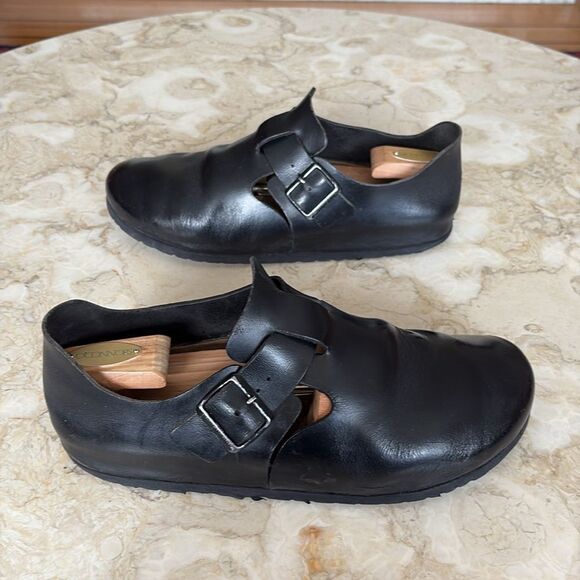 Birkenstock London Black Leather Shoes - Picture 6 of 13